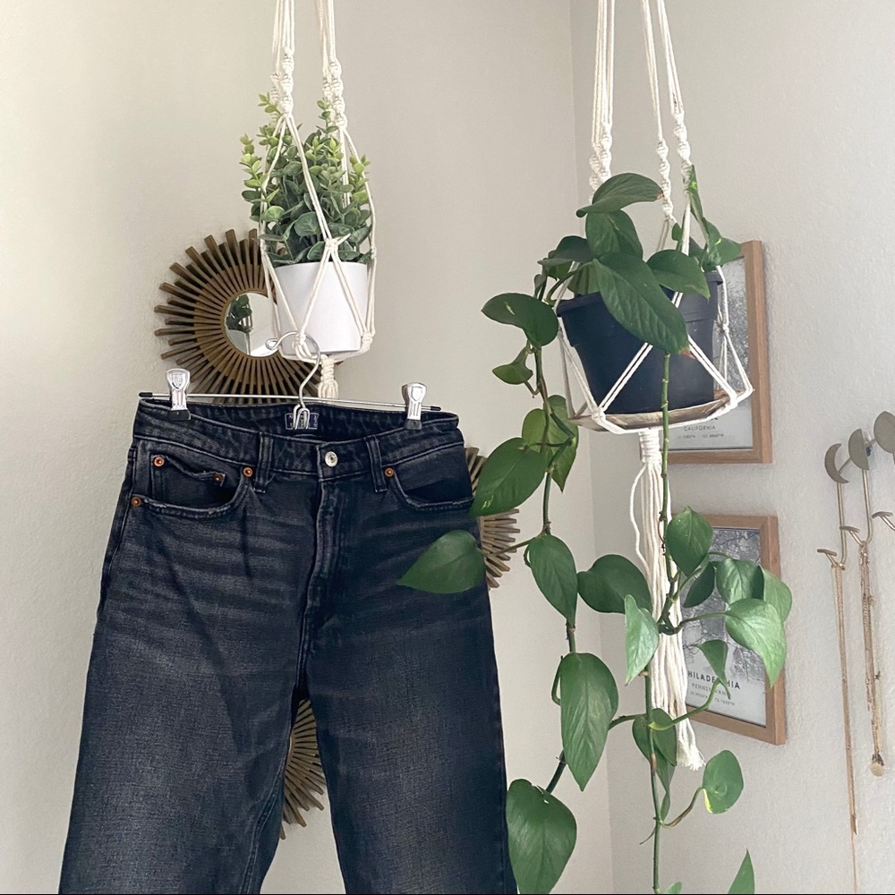 Abercrombie & Fitch high rise ankle straight jeans